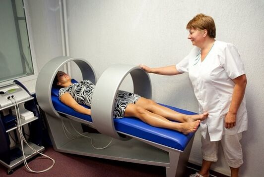 Le procedure magnetiche fanno parte del trattamento fisioterapico e formano un corso di 10 sessioni